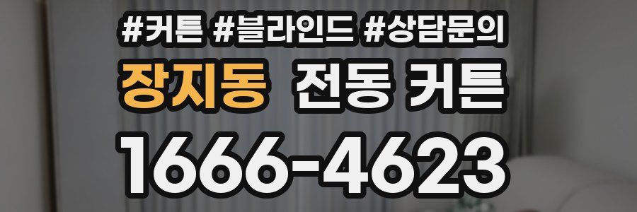 장지동 전동 커튼