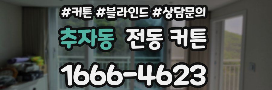 추자동 전동 커튼