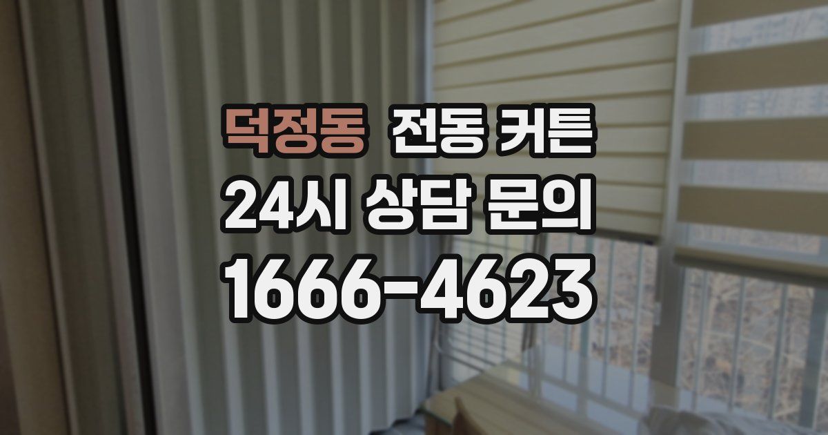 덕정동 전동 커튼