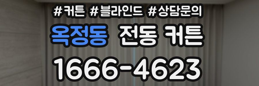 옥정동 전동 커튼