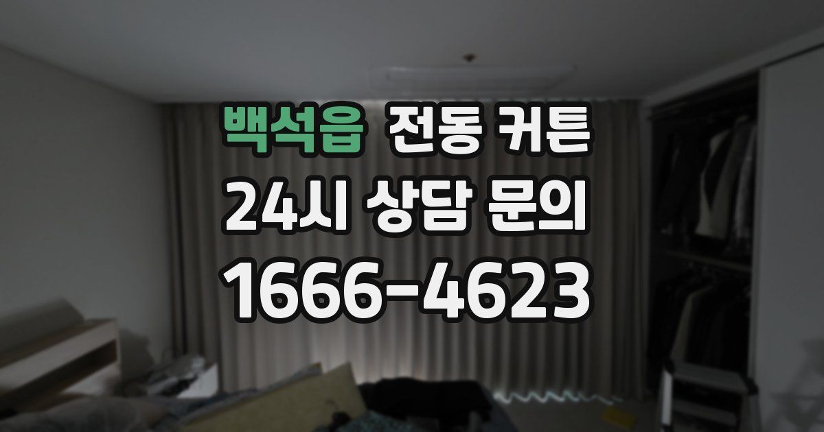 백석읍 전동 커튼