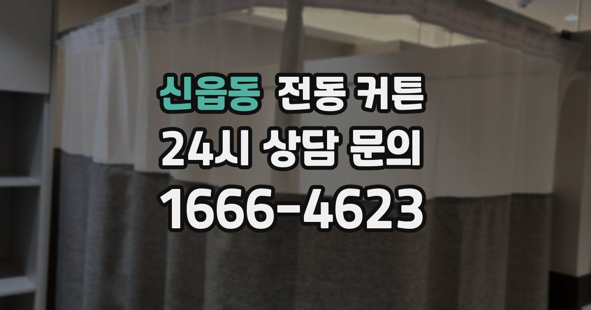 신읍동 전동 커튼