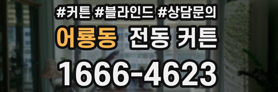 어룡동 전동 커튼