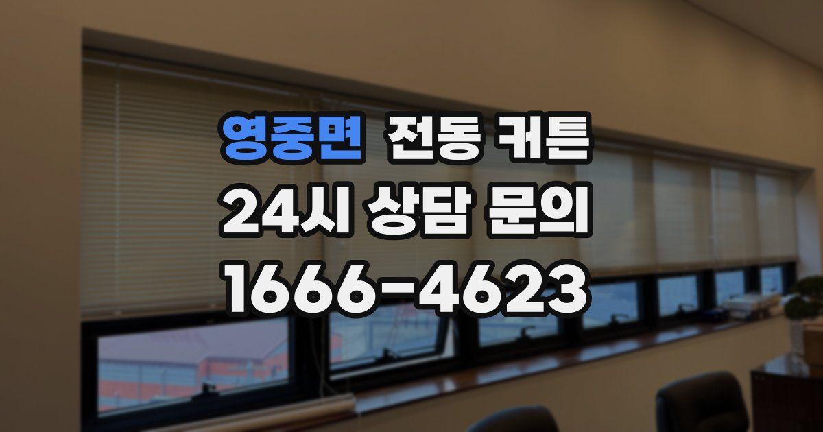 영중면 전동 커튼