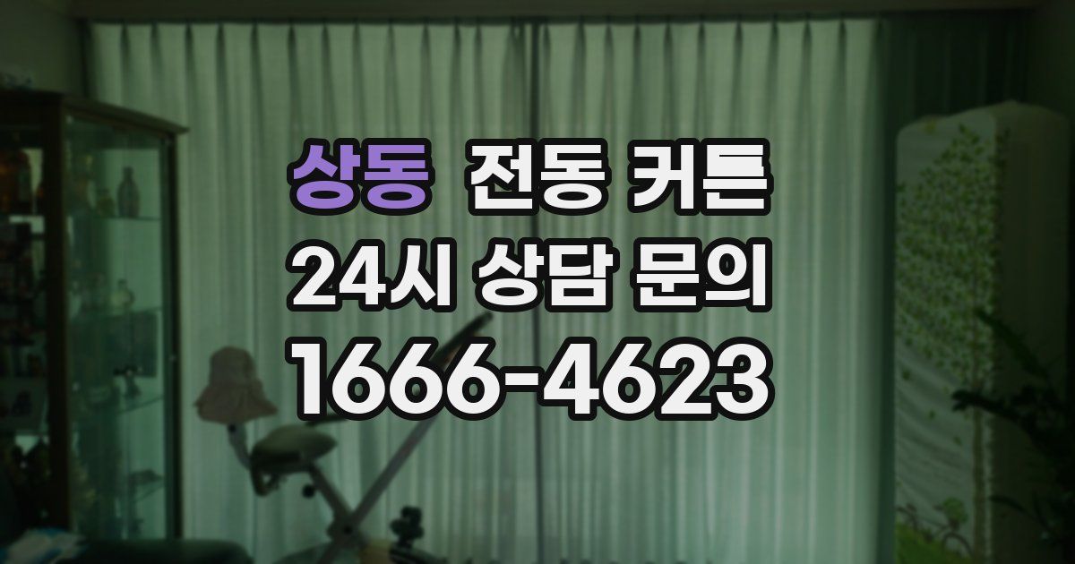상동 전동 커튼