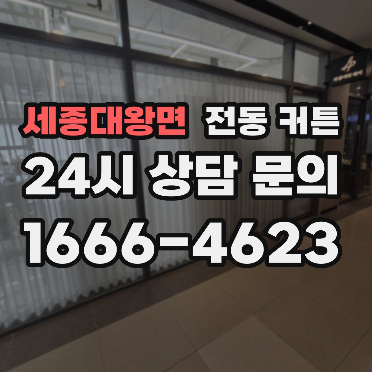 세종대왕면 전동 커튼