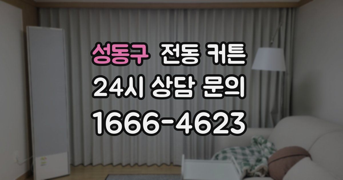 성동구 전동 커튼