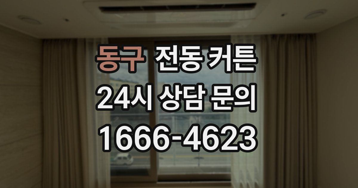 동구 전동 커튼