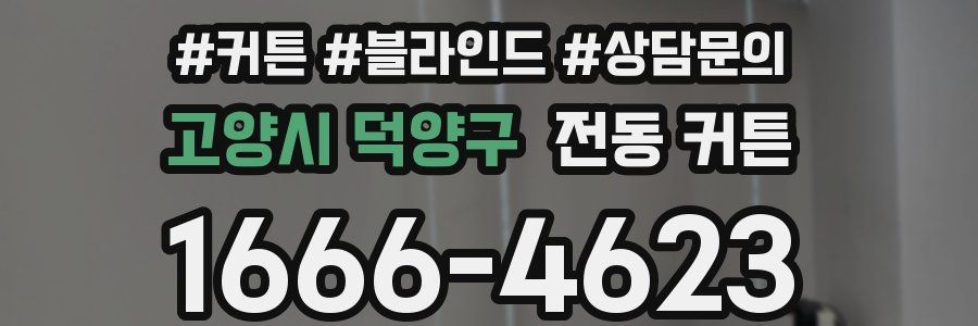 고양시 덕양구 전동 커튼