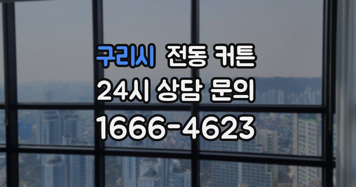 구리시 전동 커튼
