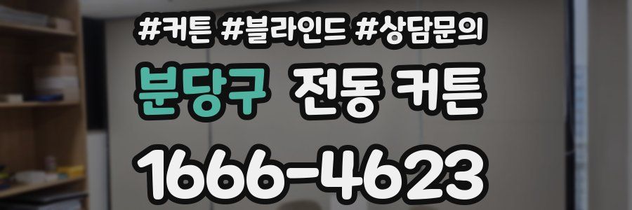 분당구 전동 커튼