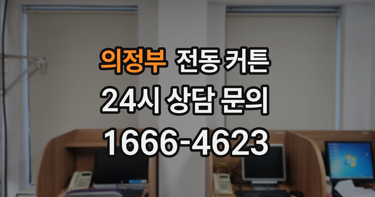 의정부 전동 커튼