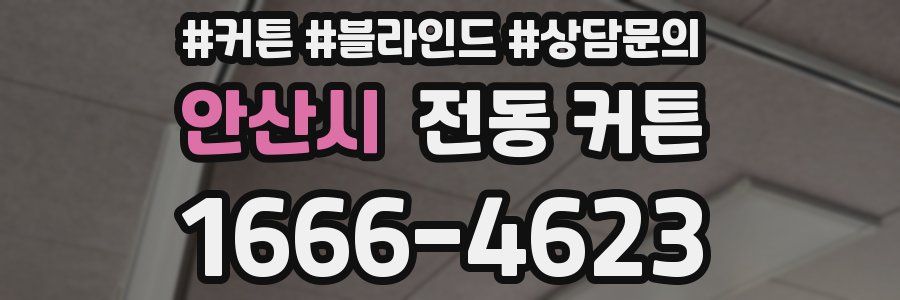 안산시 전동 커튼