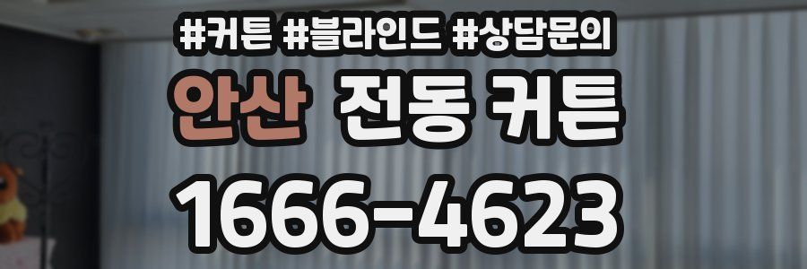 안산 전동 커튼