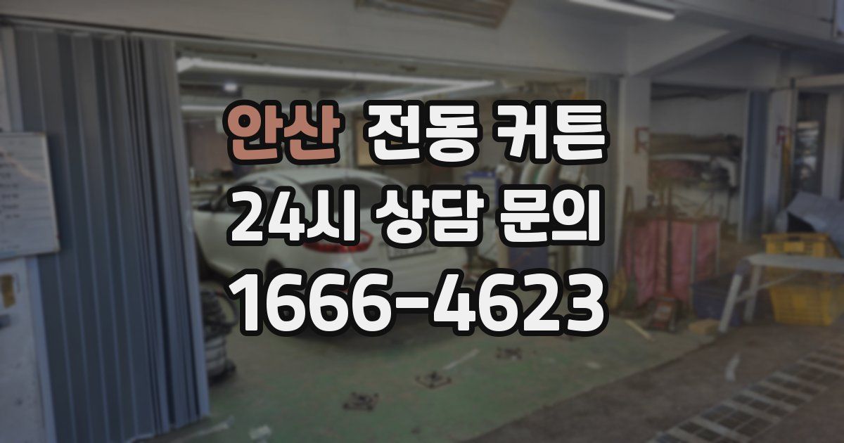 안산 전동 커튼