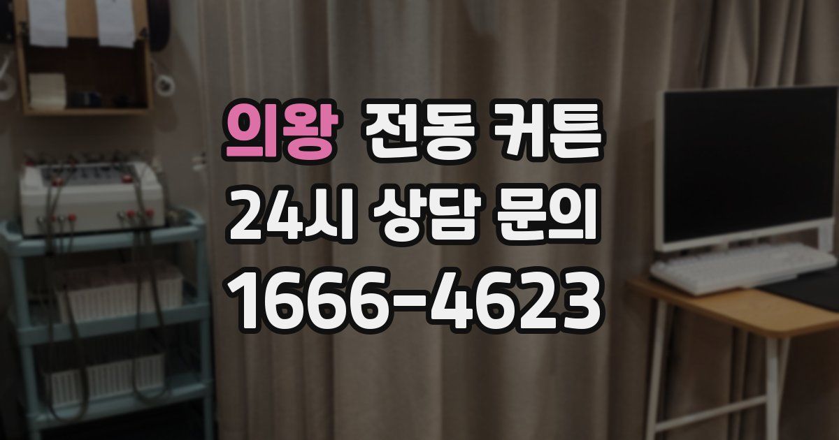 의왕 전동 커튼