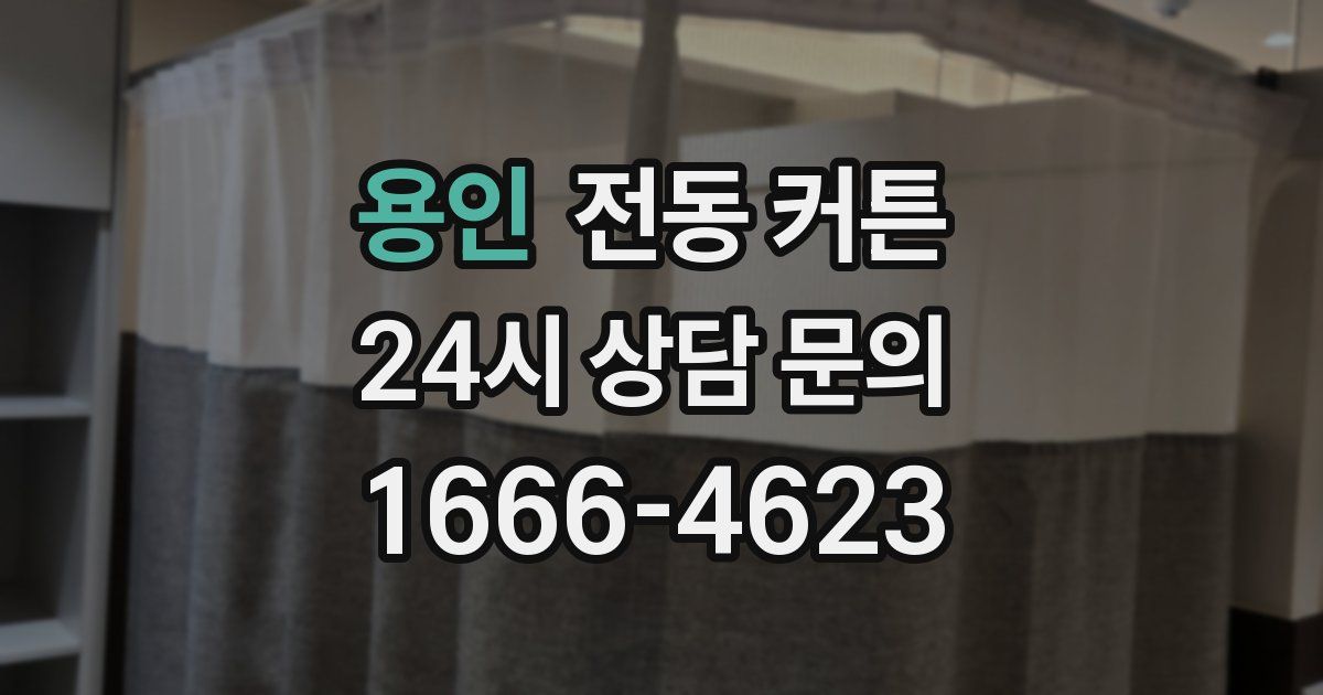 용인 전동 커튼