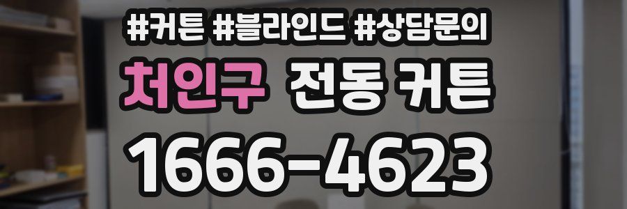 처인구 전동 커튼