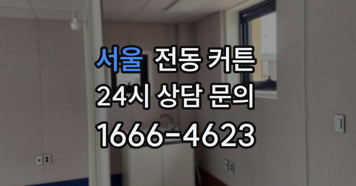 서울 전동 커튼