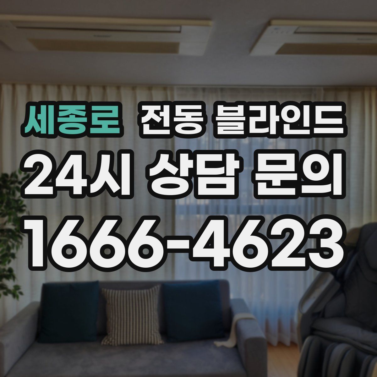 세종로 전동 블라인드