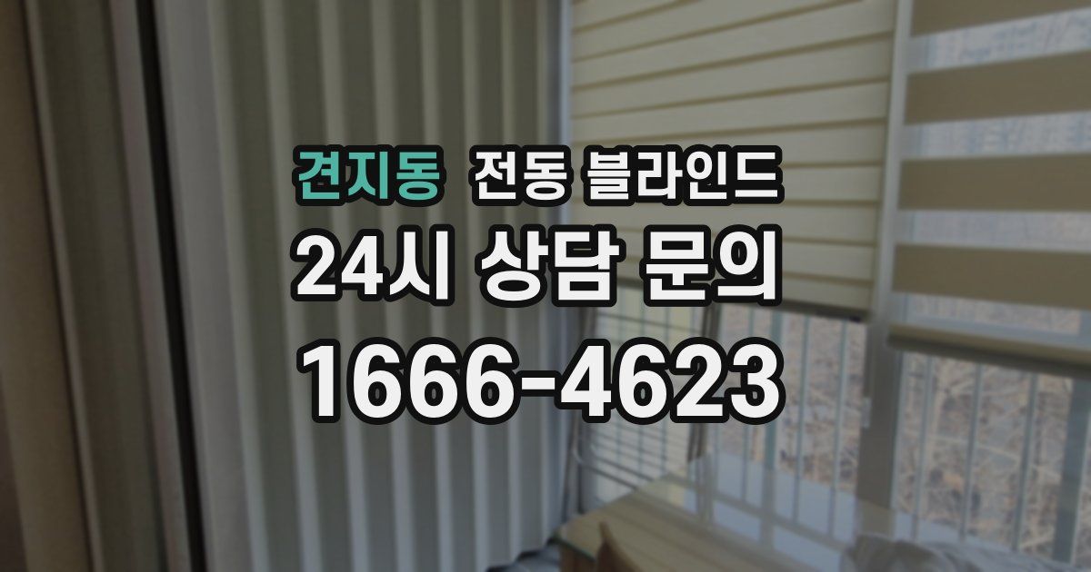 견지동 전동 블라인드