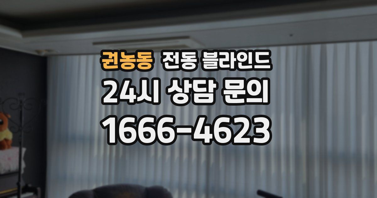권농동 전동 블라인드