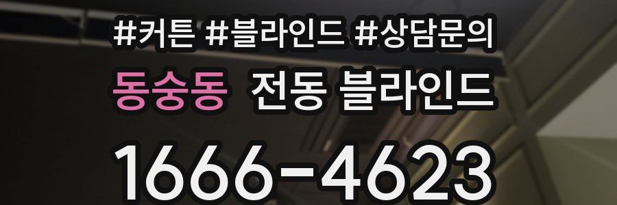 동숭동 전동 블라인드