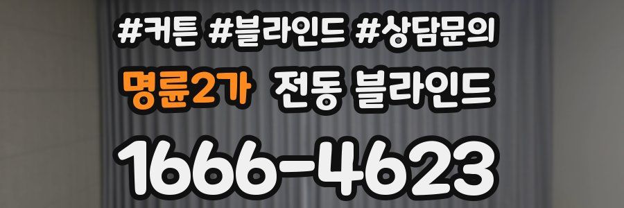명륜2가 전동 블라인드