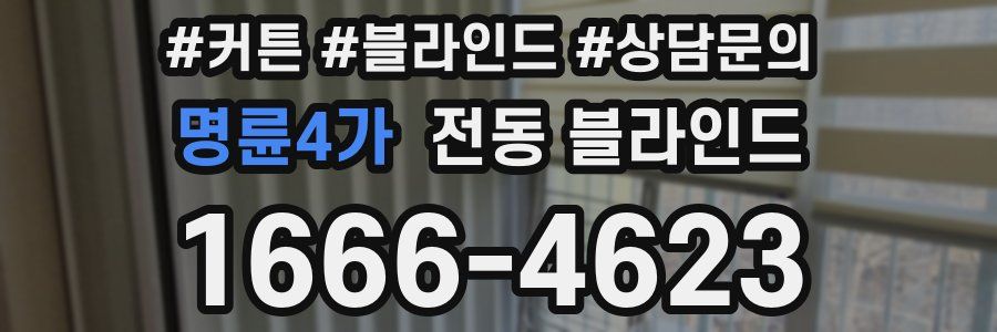 명륜4가 전동 블라인드