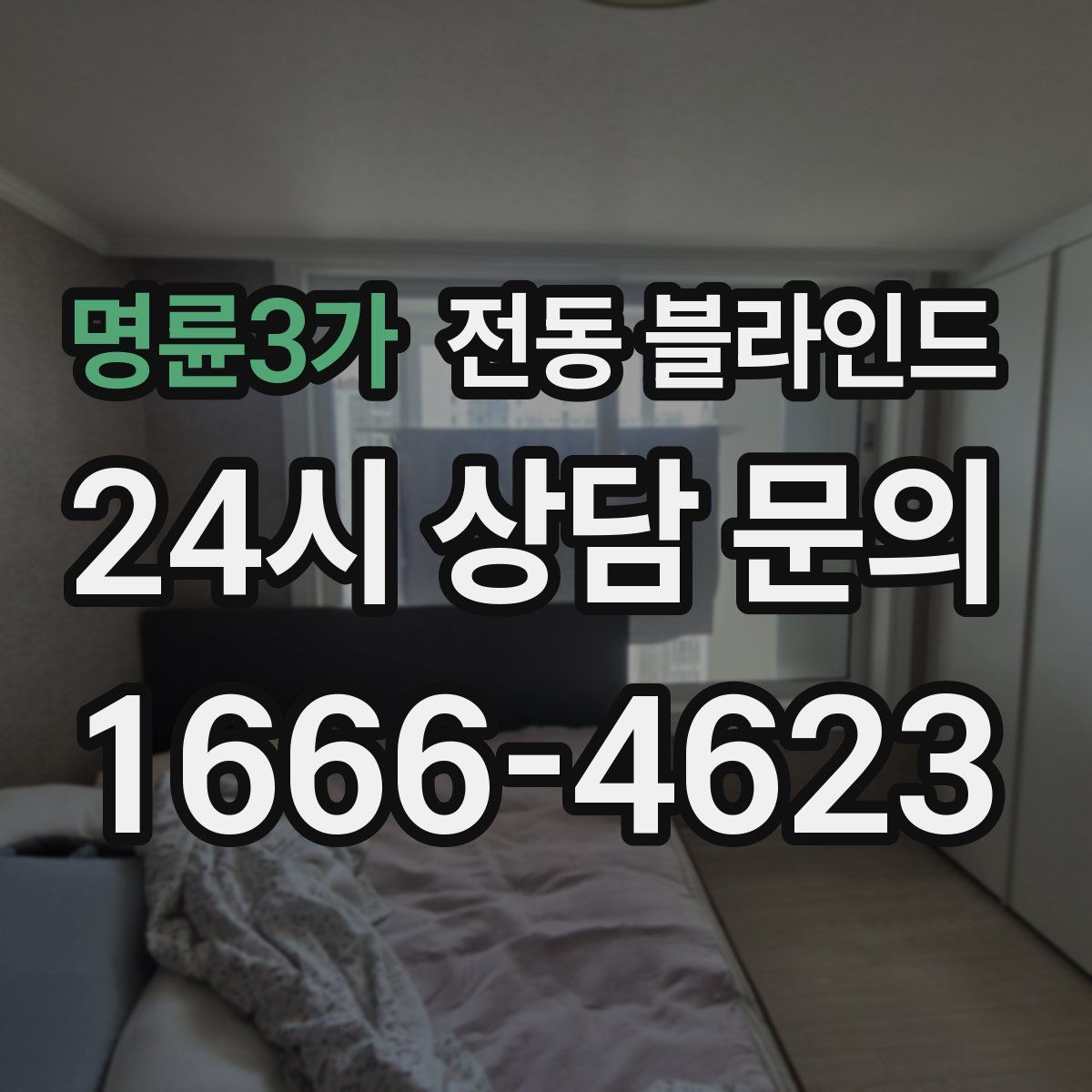 명륜3가 전동 블라인드
