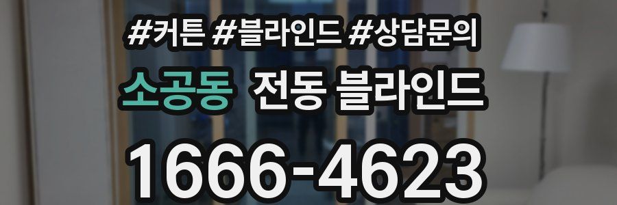소공동 전동 블라인드