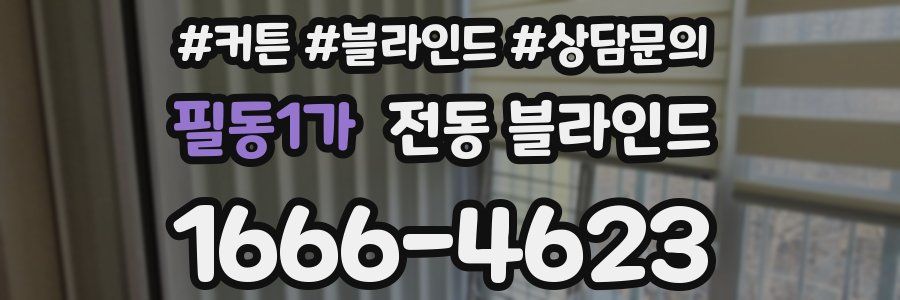 필동1가 전동 블라인드