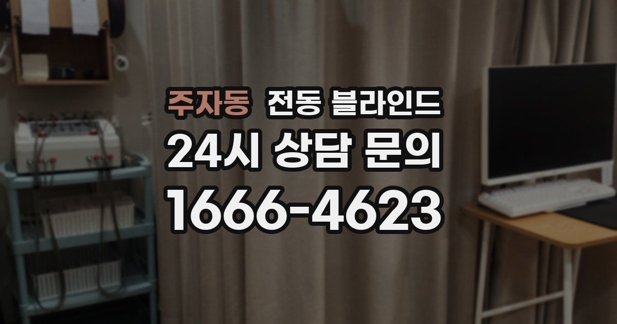 주자동 전동 블라인드
