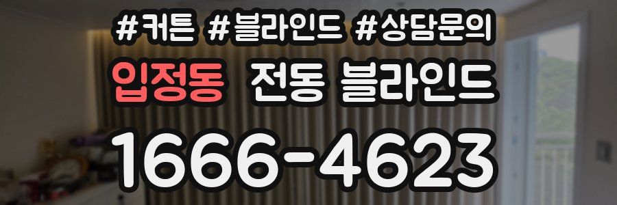 입정동 전동 블라인드