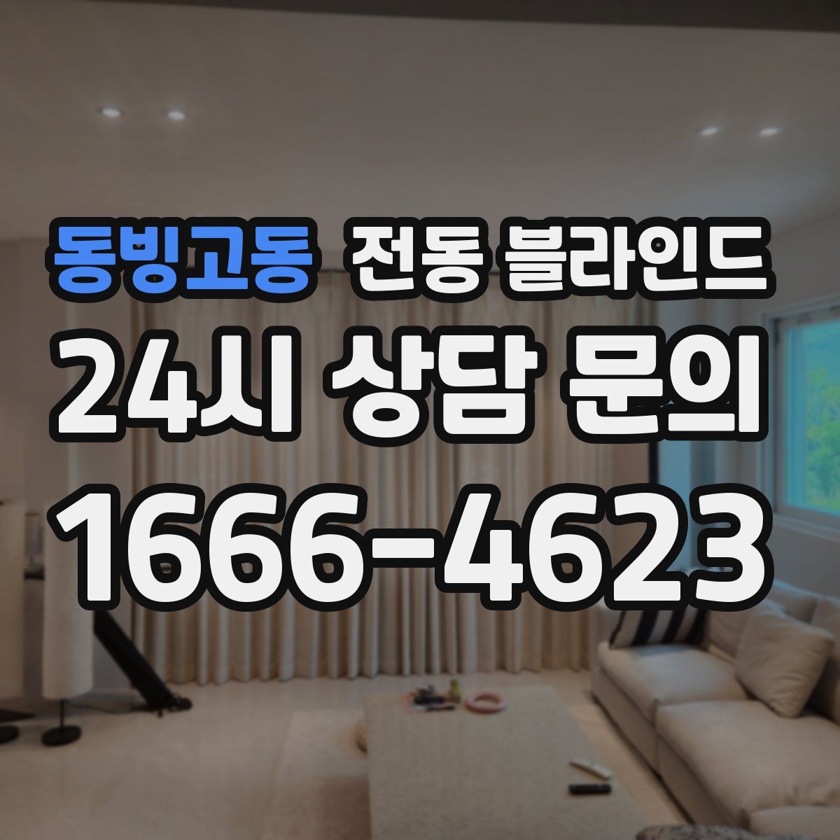 동빙고동 전동 블라인드