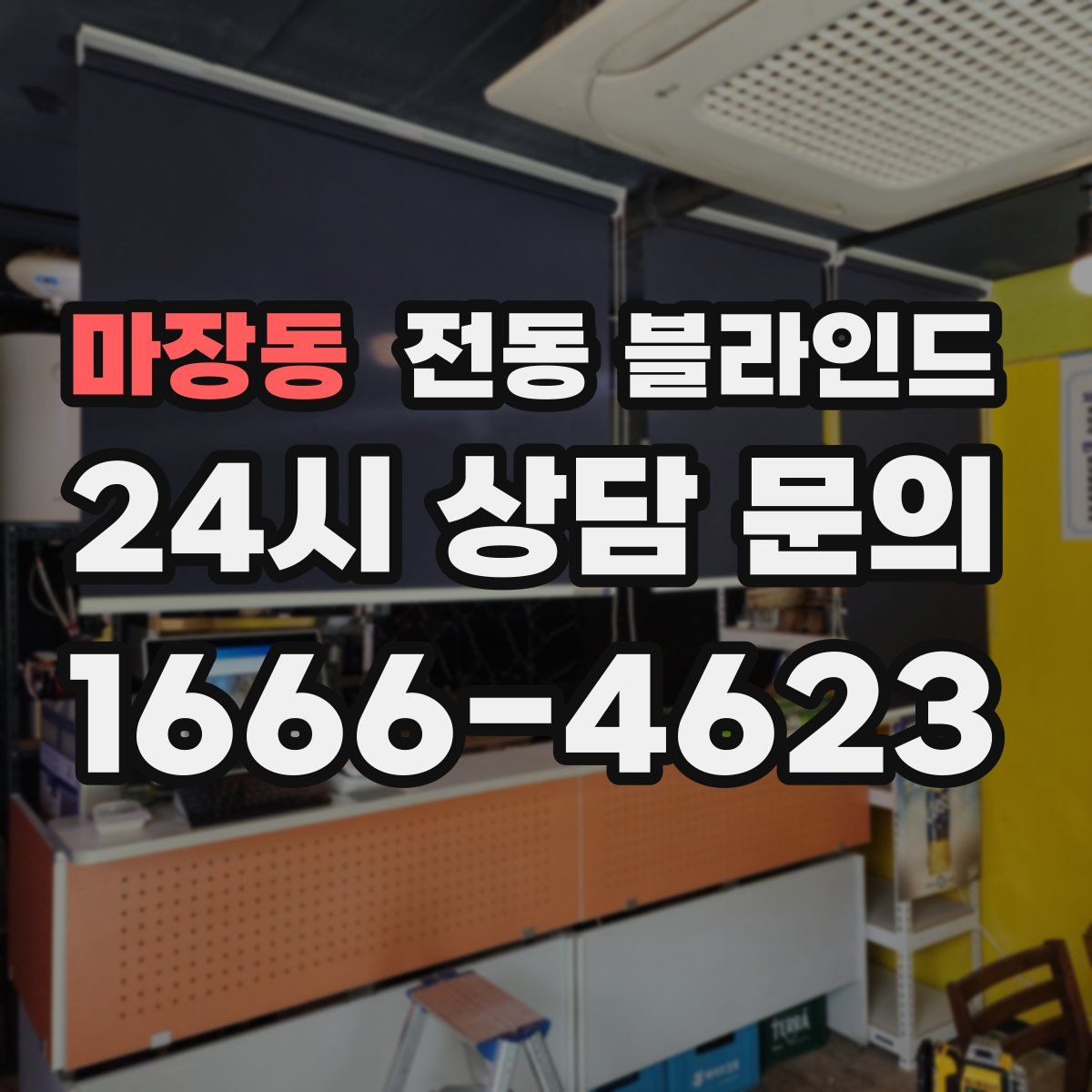 마장동 전동 블라인드