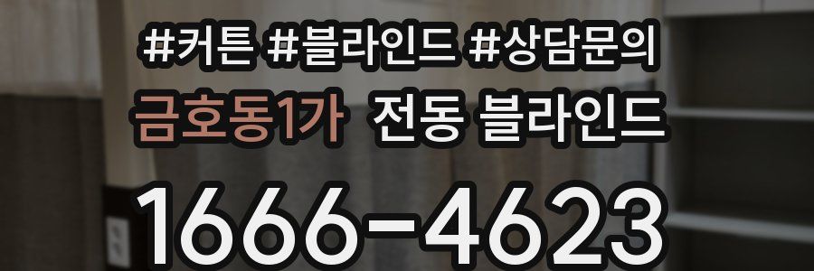 금호동1가 전동 블라인드