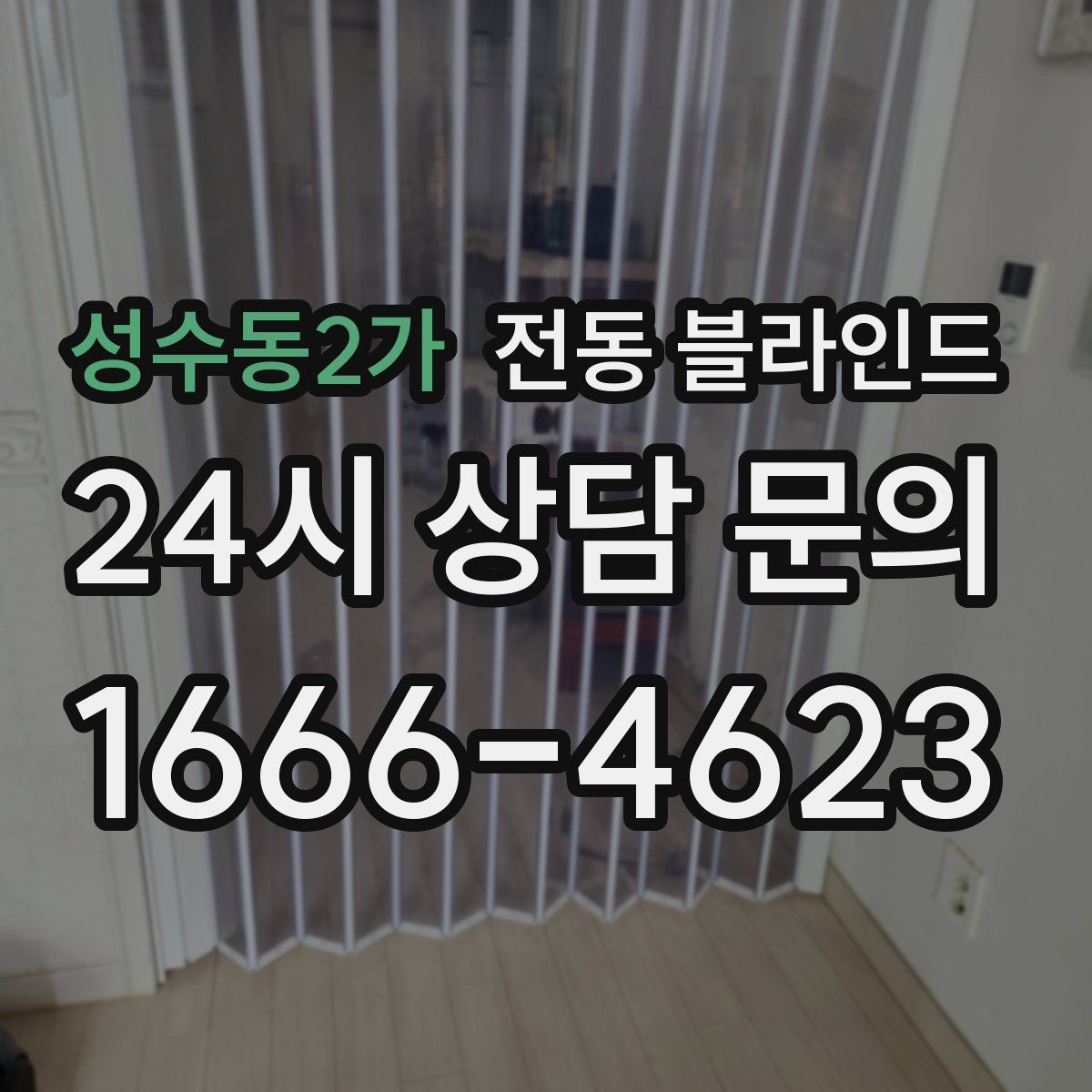 성수동2가 전동 블라인드