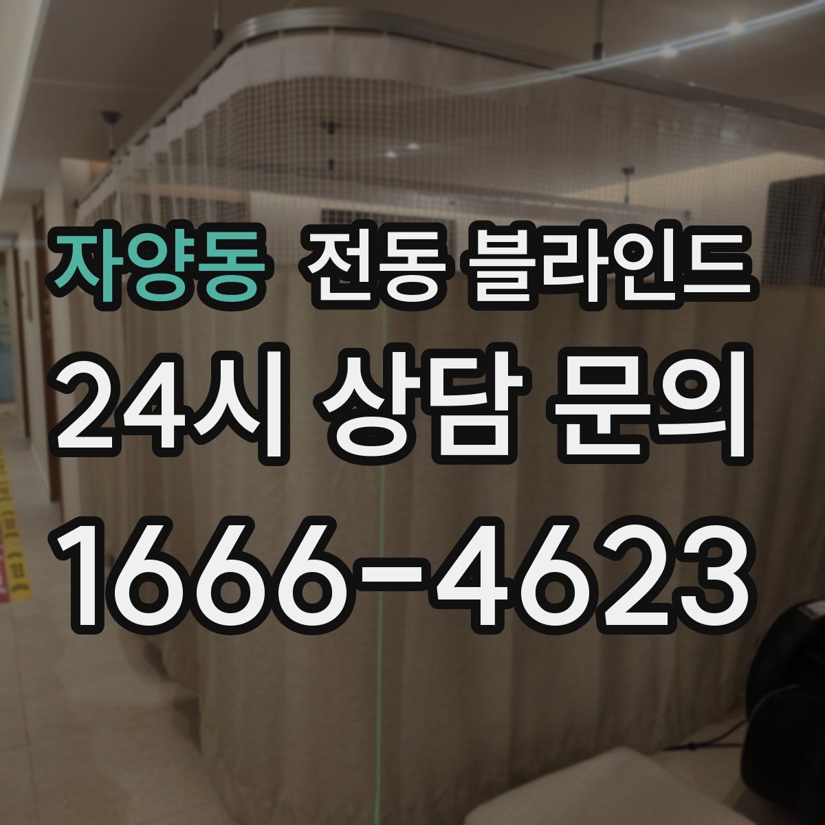 자양동 전동 블라인드