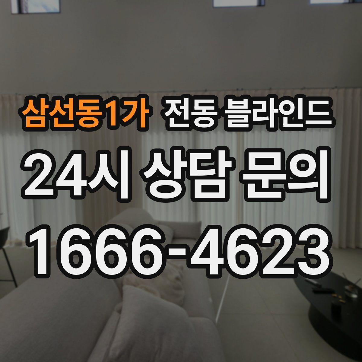 삼선동1가 전동 블라인드