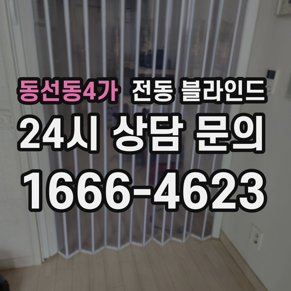 동선동4가 전동 블라인드