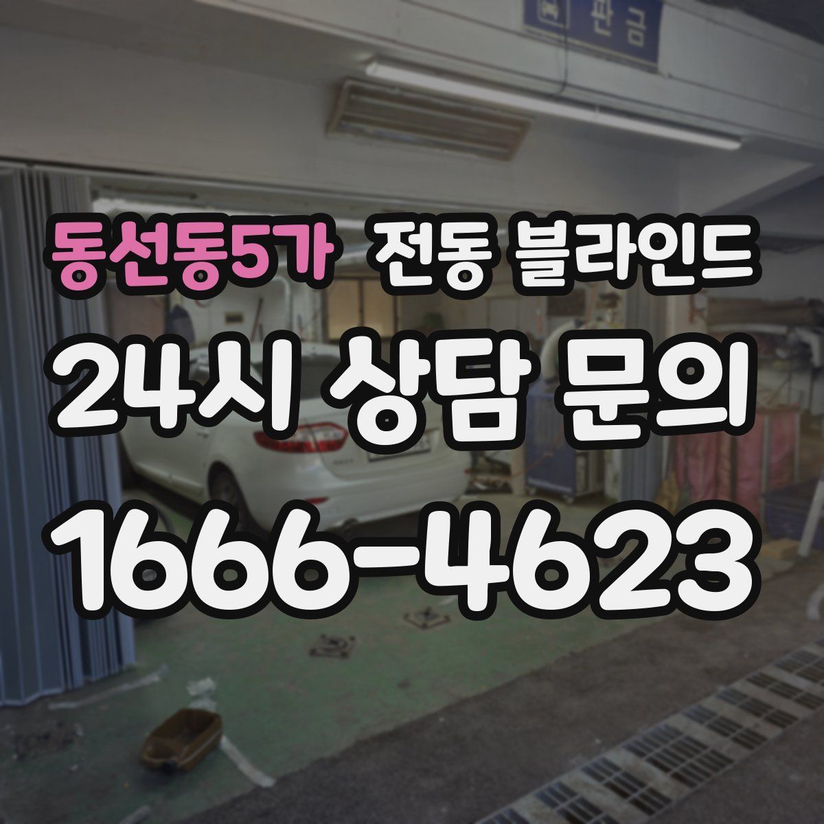 동선동5가 전동 블라인드
