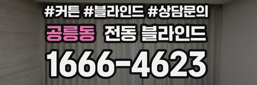 공릉동 전동 블라인드
