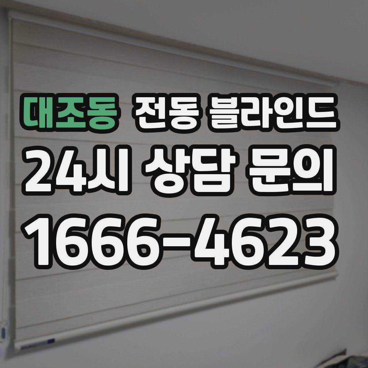 대조동 전동 블라인드