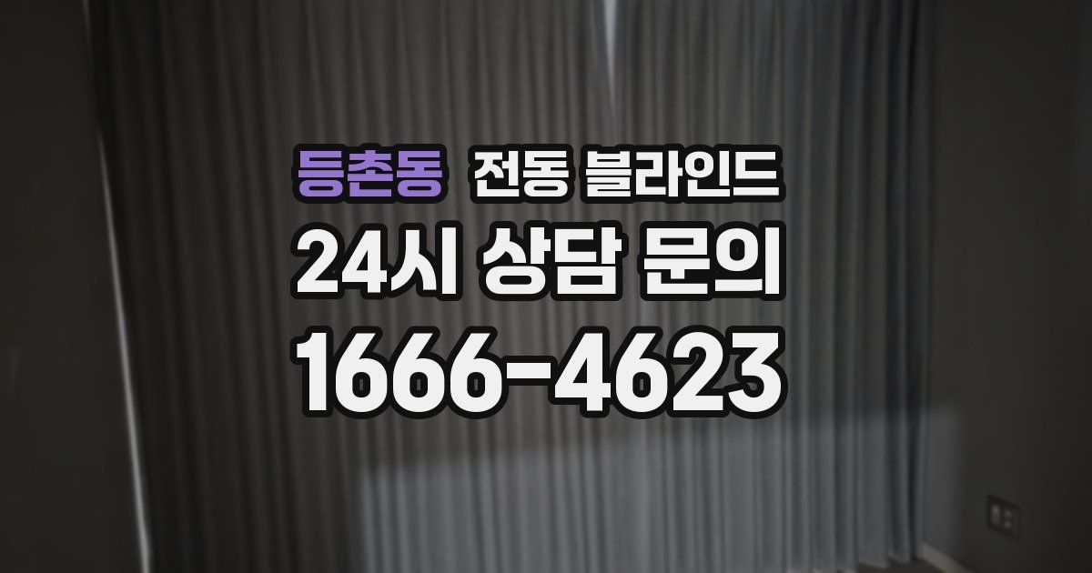 등촌동 전동 블라인드