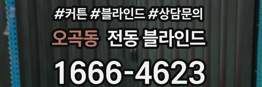 오곡동 전동 블라인드