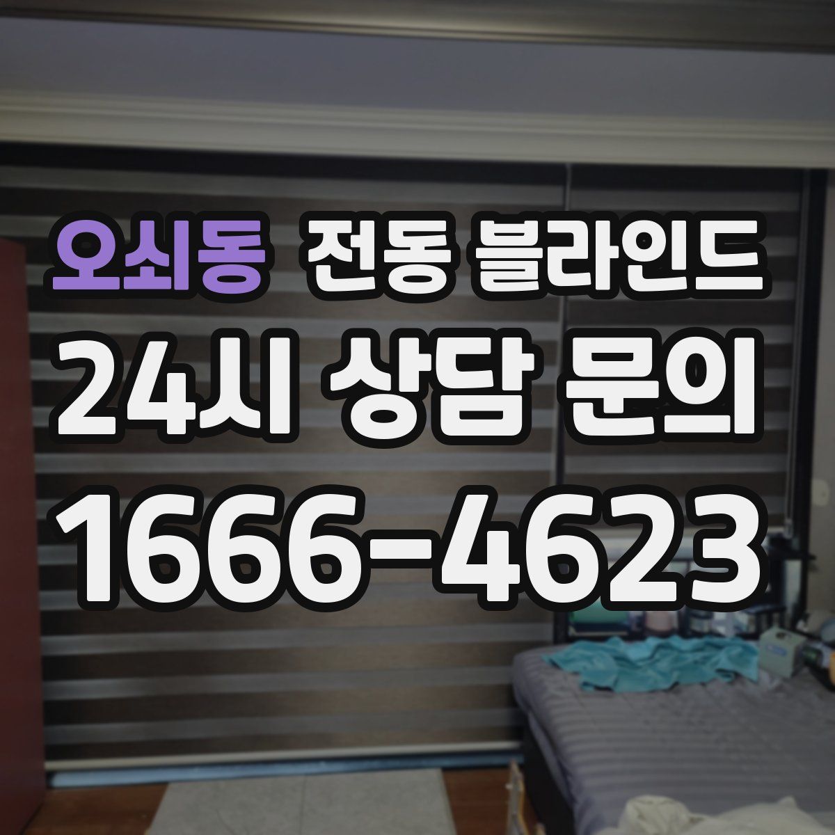 오쇠동 전동 블라인드