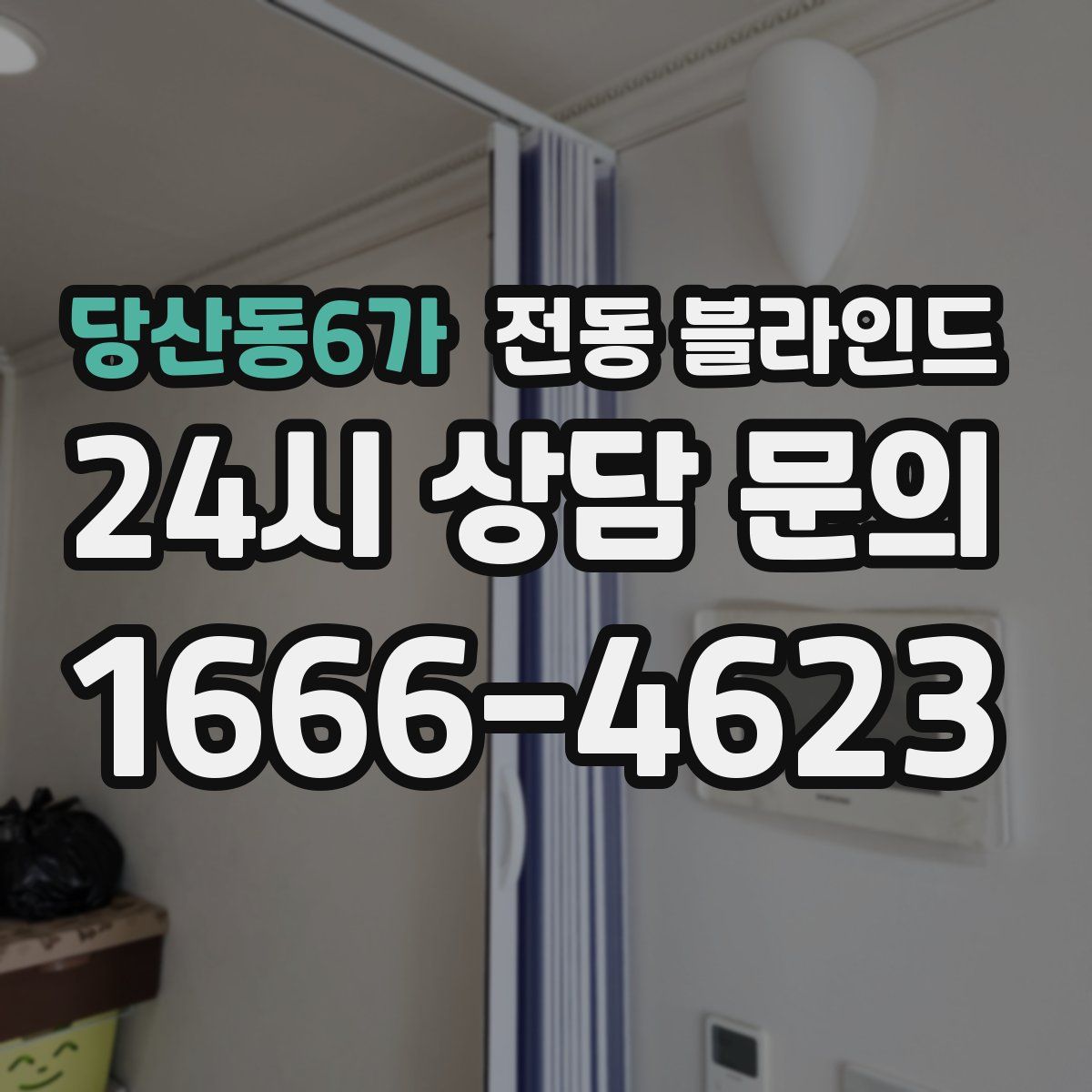 당산동6가 전동 블라인드