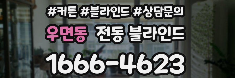 우면동 전동 블라인드