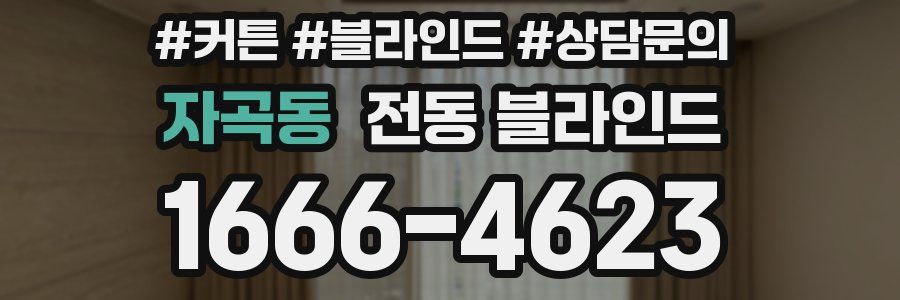 자곡동 전동 블라인드